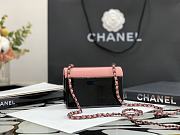 Chanel Mini Classic Black/pink – 12cm - 5