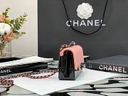 Chanel Mini Classic Black/pink – 12cm - 6