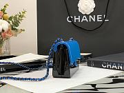 Chanel Mini Classic Black/Blue – 12cm - 6