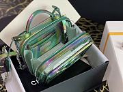 Chanel Vanity Multicolour Case Bag Green – 17x13x7 cm - 3