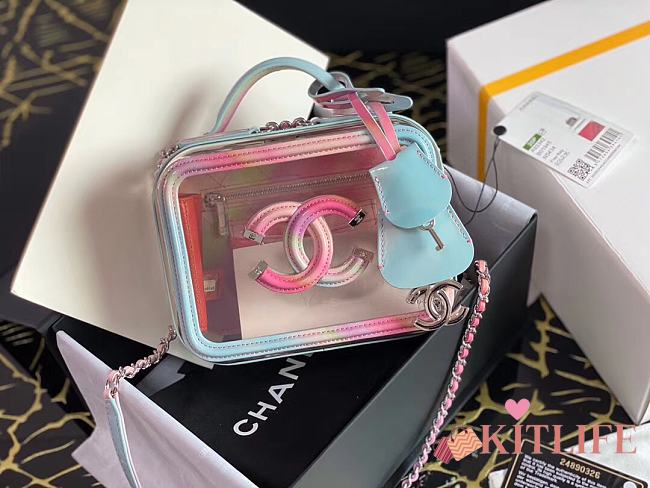 Chanel Vanity Multicolour Case Bag Pink – 17x13x7 cm - 1