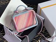 Chanel Vanity Multicolour Case Bag Pink – 17x13x7 cm - 4