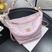 Chanel Hobo Pink – 15x12.5x18cm - 3