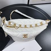 Chanel Hobo White – 15x12.5x18cm - 4