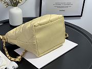 Chanel Hobo Yellow – 15x12.5x18cm - 5