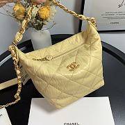 Chanel Hobo Yellow – 15x12.5x18cm - 2