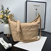 Chanel Hobo Beige – 15x12.5x18cm - 2