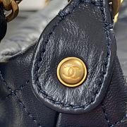 Chanel Hobo Navy Blue – 15x12.5x18cm - 6