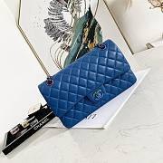 Chanel Classic Sheepskin Black/Purple – 02869 - 25cm - 1