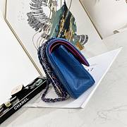 Chanel Classic Sheepskin Black/Purple – 02869 - 25cm - 3