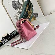 Chanel Classic Sheepskin Pink/Yellow – 02892 - 17cm - 6