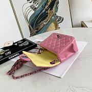 Chanel Classic Sheepskin Pink/Yellow – 02892 - 17cm - 2