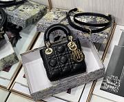 Kitlife Dior Lady Micro Cannage Lambskin Black - S0856O - 12x10x5cm - 1
