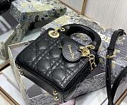 Kitlife Dior Lady Micro Cannage Lambskin Black - S0856O - 12x10x5cm - 3
