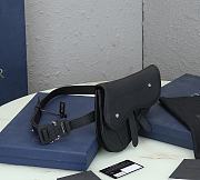 Kitlife Dior Saddle Belt Bag Black Grained Calfskin - 2ADCA3 – 20x16x3cm - 4