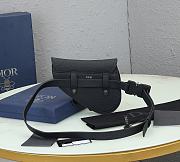 Kitlife Dior Saddle Belt Bag Black Grained Calfskin - 2ADCA3 – 20x16x3cm - 2