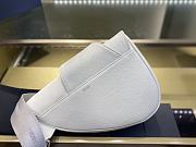 Kitlife Dior Men's White Cowhide Saddle Bag – 20x28.6x5 cm - 3