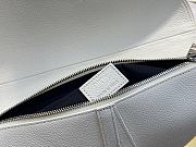 Kitlife Dior Men's White Cowhide Saddle Bag – 20x28.6x5 cm - 5
