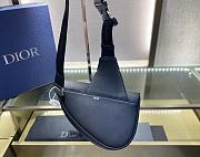Kitlife Dior Men's Black Cowhide Saddle Bag – 093 - 20x28.6x5 cm - 5