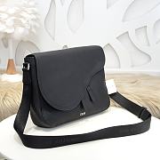 Kitlife Dior Men's Saddle Messenger Bag Black – 113 – 35x24x6 cm - 6