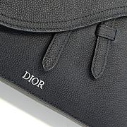 Kitlife Dior Men's Saddle Messenger Bag Black – 113 – 35x24x6 cm - 3