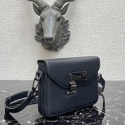 Kitlife Dior Lock Handbag Smooth Cow Leather Black – 19×14×4 cm - 5