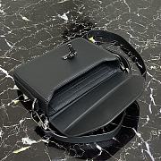 Kitlife Dior Lock Handbag Smooth Cow Leather Black – 19×14×4 cm - 2
