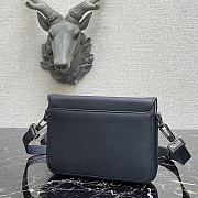 Kitlife Dior Lock Handbag Smooth Cow Leather Black – 19×14×4 cm - 4