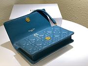 Kitlife Dior CD Caro Exquisite Clutch Blue – 20 x 11.5 x 3.5 cm - 5