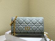 Kitlife Dior CD Caro Exquisite Clutch Gray – 20 x 11.5 x 3.5 cm - 1