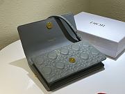 Kitlife Dior CD Caro Exquisite Clutch Gray – 20 x 11.5 x 3.5 cm - 2