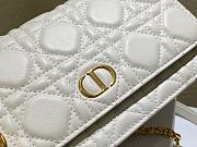 Kitlife Dior CD Caro Exquisite Clutch White – 20 x 11.5 x 3.5 cm - 2