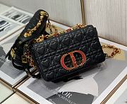 Kitlife Dior Dioramour Caro Bag Calfskin with Heart Motif Black – M9242W - 20 cm - 1