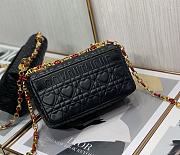 Kitlife Dior Dioramour Caro Bag Calfskin with Heart Motif Black – M9242W - 20 cm - 2