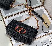 Kitlife Dior Dioramour Caro Bag Calfskin with Heart Motif Black – M9242W - 20 cm - 3