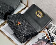 Kitlife Dior Dioramour Caro Bag Calfskin with Heart Motif Black – M9242W - 25 cm - 6