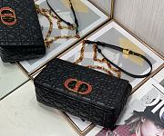 Kitlife Dior Dioramour Caro Bag Calfskin with Heart Motif Black – M9242W - 25 cm - 5