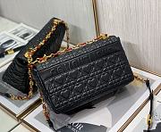 Kitlife Dior Dioramour Caro Bag Calfskin with Heart Motif Black – M9242W - 25 cm - 4