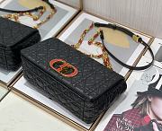 Kitlife Dior Dioramour Caro Bag Calfskin with Heart Motif Black – M9242W - 25 cm - 3