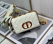 Kitlife Dior Dioramour Caro Bag Calfskin with Heart Motif White – M9242W - 20 cm - 1