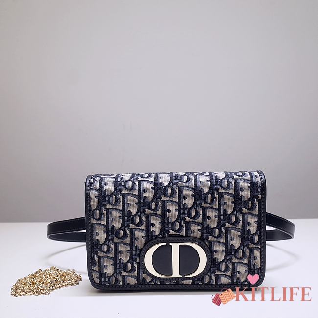 Kitlife Dior Montaigne Waist Bag WOC 2-in-1 Oblique – 9909 - 19 x 12.5 x 4 cm - 1
