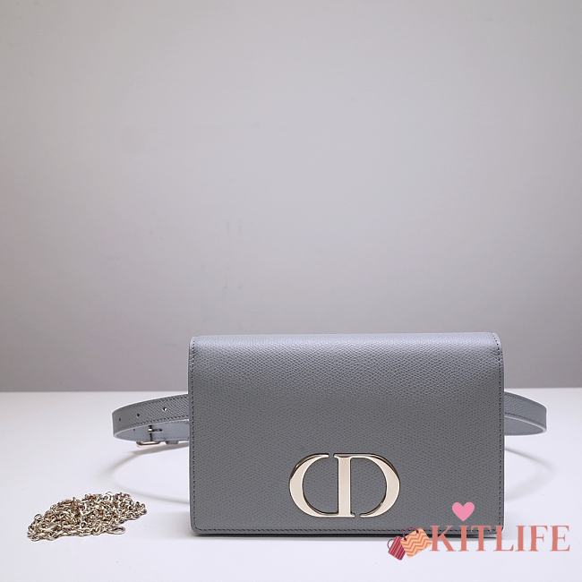 Kitlife Dior Montaigne Waist Bag WOC 2-in-1 Cloud Blue – 9909 - 19 x 12.5 x 4 cm - 1