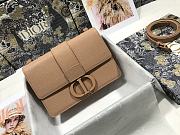 Kitlife Dior 30 Montaigne Box Bag Black Ultramatte Grained Calfskin Rose Des Vents - 24 cm x 17 cm x 8 cm - 1
