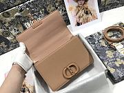 Kitlife Dior 30 Montaigne Box Bag Black Ultramatte Grained Calfskin Rose Des Vents - 24 cm x 17 cm x 8 cm - 5