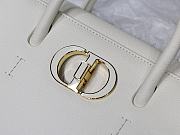 Kitlife Dior St Honore Handbag White/Enamel Button - M8012 - 25 cm x 19 cm x 12 cm - 3