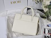 Kitlife Dior St Honore Handbag White/Enamel Button - M8012 - 25 cm x 19 cm x 12 cm - 2