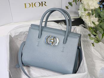 Kitlife Dior St Honore Handbag Cloud Blue/Enamel Button - M8012 - 25 cm x 19 cm x 12 cm