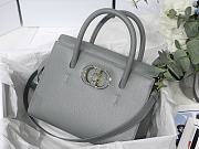 Kitlife Dior St Honore Handbag Gray/Enamel Button - M8012 - 25 cm x 19 cm x 12 cm - 1