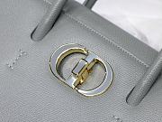Kitlife Dior St Honore Handbag Gray/Enamel Button - M8012 - 25 cm x 19 cm x 12 cm - 5