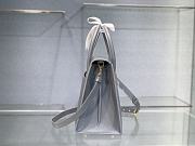Kitlife Dior St Honore Handbag Cloud Blue /Enamel Button - M8012 – 30cm - 3
